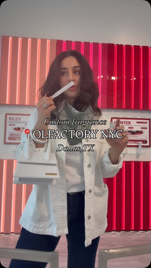 Instagram post by @raika.creates for Olfactory NYC. Caption reads: [...] scent was such a fun experience ✨ At....