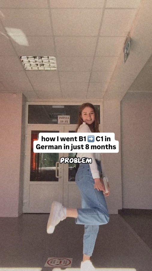 Instagram post by @vlakis_life for Lingoda. Caption reads: use your chance to learn new language with €20....