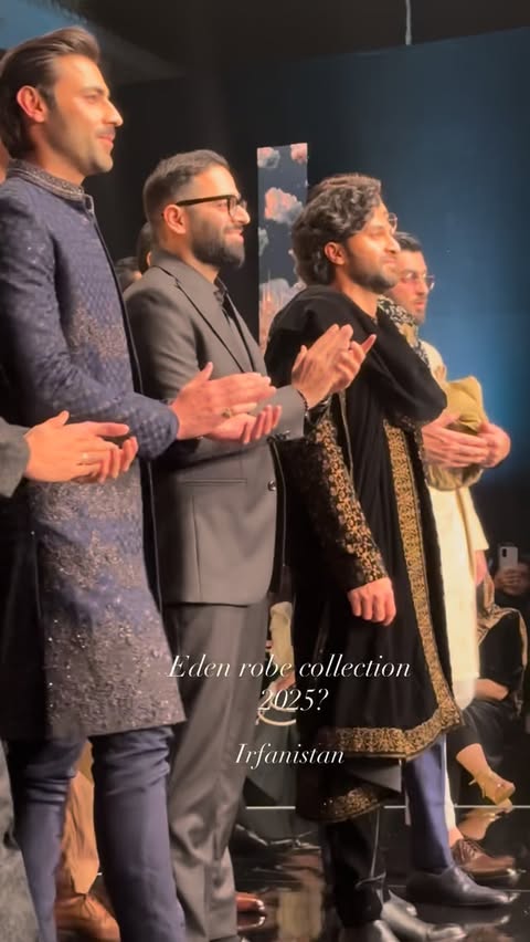 Instagram post by @fahaddandia for Edenrobe. Caption reads: #Edenrobe latest collection featuring #Ahadrazir....