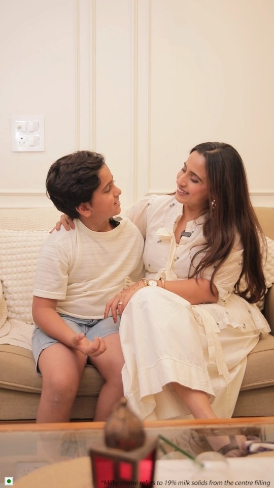 Instagram post by @mitzitup for Cadbury Dairy Milk. Caption reads: I challenged my little man to a fun challenge and....