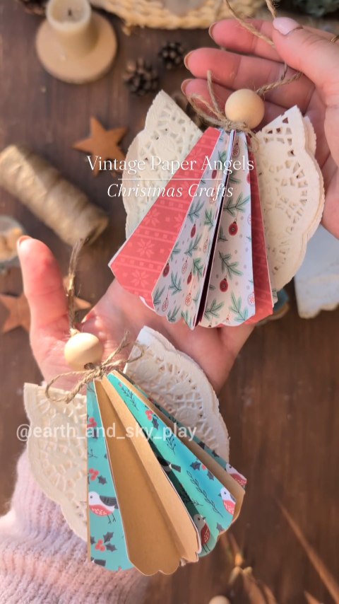 Instagram post by @earth_and_sky_play for Baker Ross. Caption reads: [...] get folding! Ad|in collaboration with....