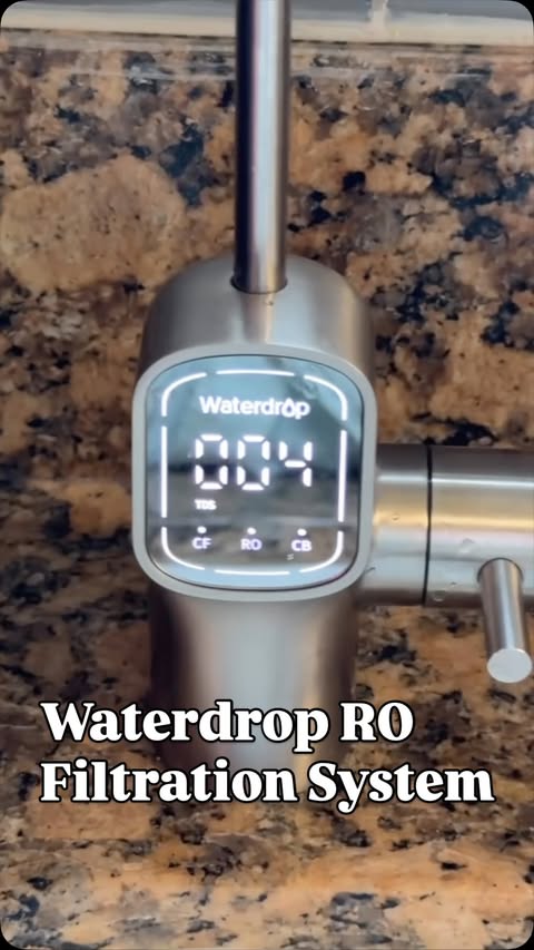 Instagram post by @msemilyrose11 for Waterdrop Filter. Caption reads: [...] matters more than ever for us 💧 Waterdrop....