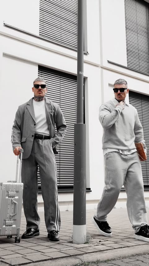Instagram post by @arturkramer_ for COOFANDY. Caption reads: [...] Look. 💼🕶️ Find more styles on....