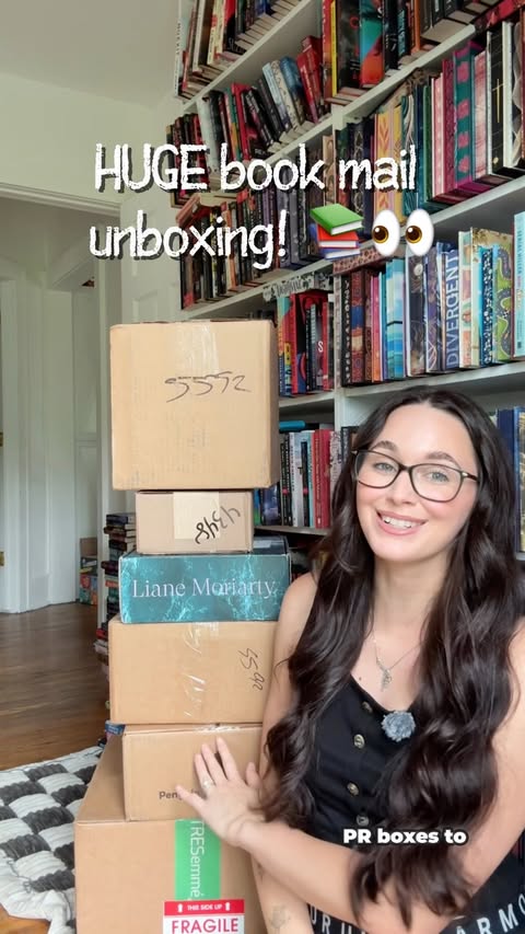 Instagram post by @bethanys_books11 for Underlined. Caption reads: Huge book/pr haul! 👀📚 (ty to the publishers +....