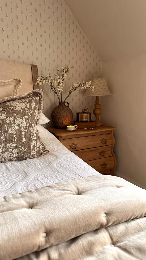Instagram post by @lifeat_rosecottage for Dunelm. Caption reads: [...] @susiewatsondesigns Magnolia stems @dunelmuk....