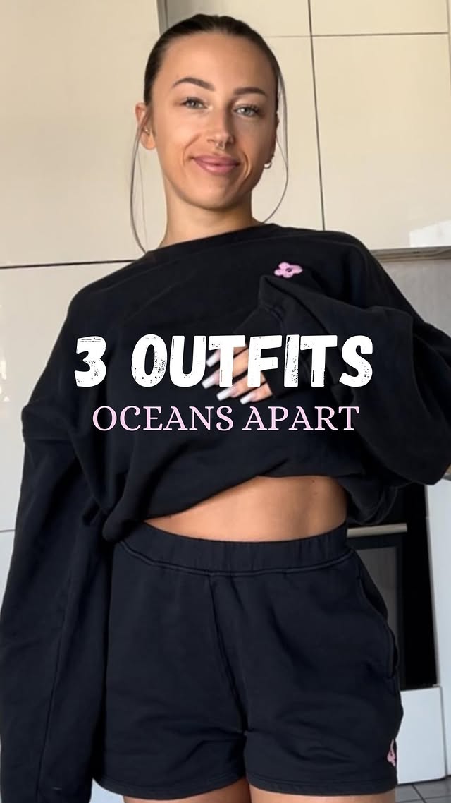 Instagram post by @hellochady for OCEANSAPART. Caption reads: RUNNNNNN 🏃🏻‍♀️🏃🏻‍♀️ Outfit @oceansapart mes....