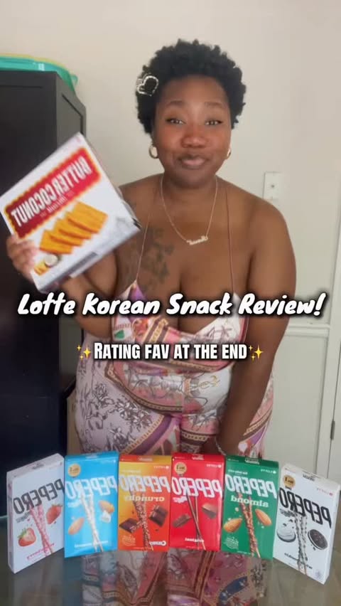 Instagram post by @hips_for_days for Lotte Wellfood. Caption reads: [...] shocked me🫣 Would you try these ??....