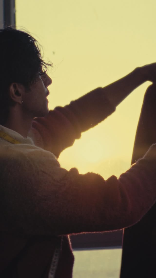 Instagram post by @mencrucials for RARE RABBIT. Caption reads: Introducing Travel trousers by @rarerabbit_in ,....