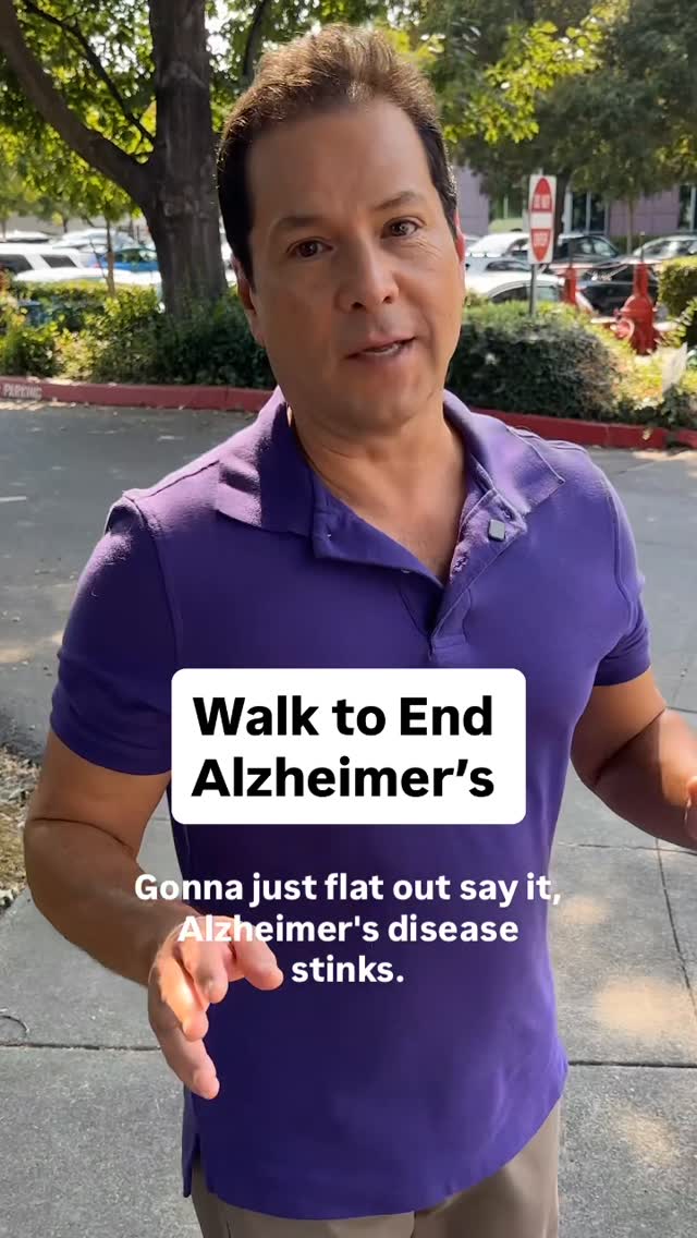 Instagram post by @gooddaysac for CBS News. Caption reads: Are you participating in Walk to End Alzheimer’s -....
