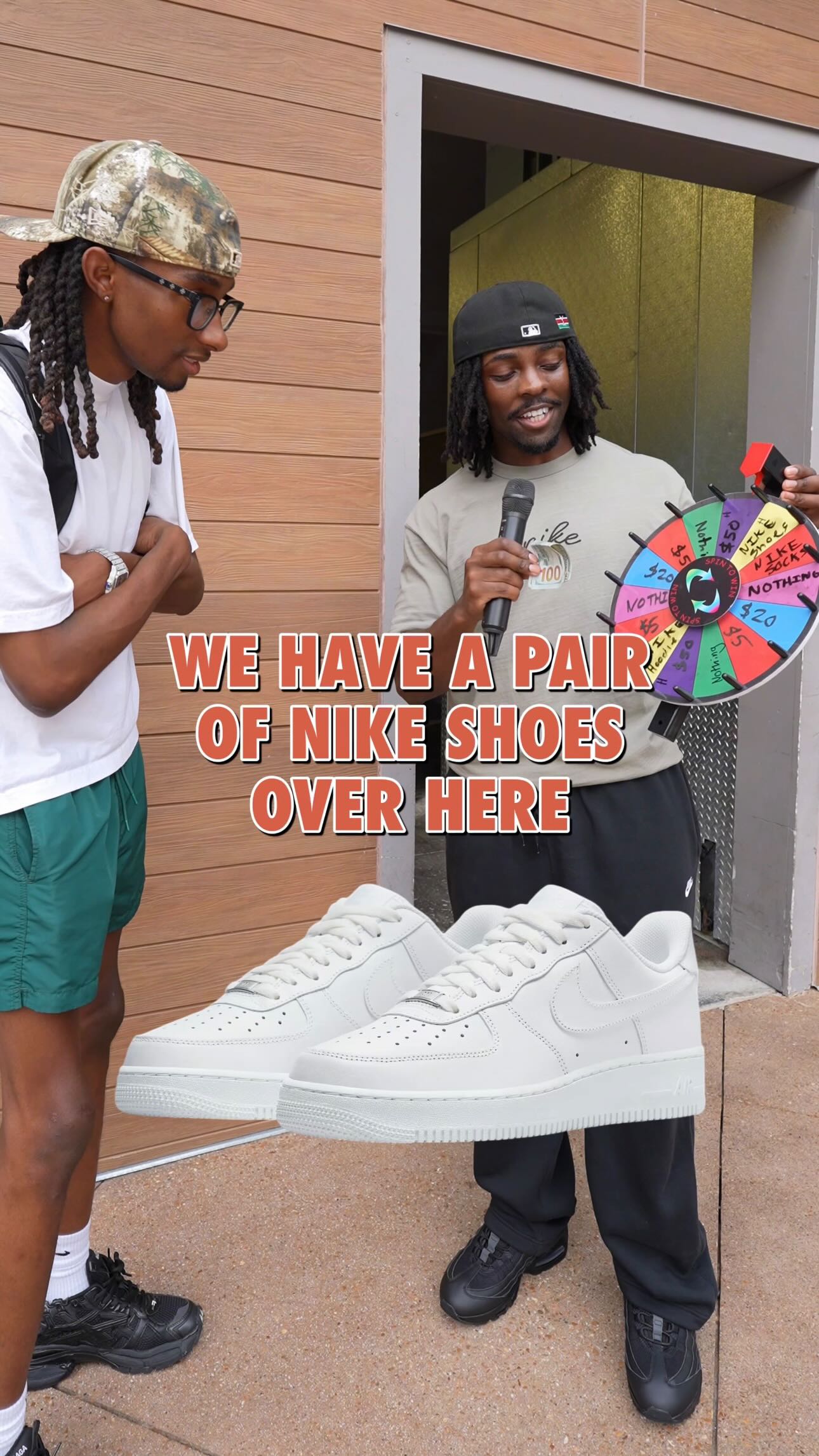 Instagram post by @leonondieki for Hibbett. Caption reads: *Giveaway Closed* GIVEAWAY ALERT! Want to spin the....