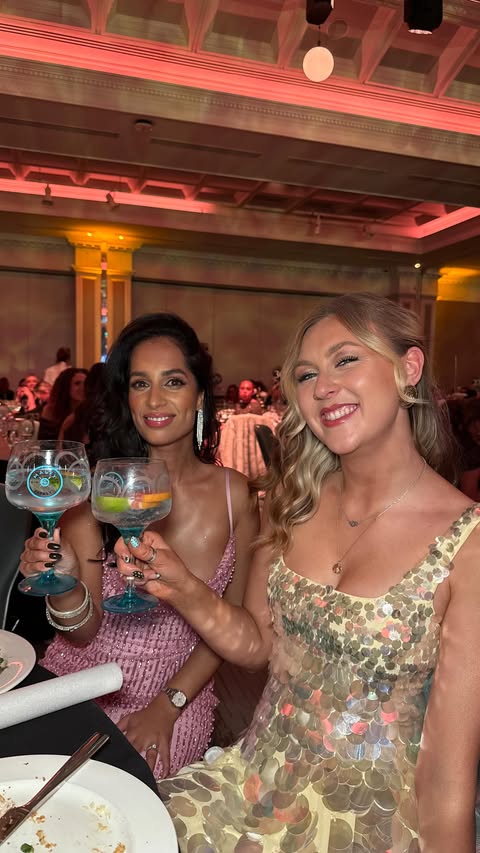 Instagram post by @eadaoinfitzmaurice for MALFY Gin. Caption reads: Last night ✨🪩 Tysm to @malfygin for inviting me....