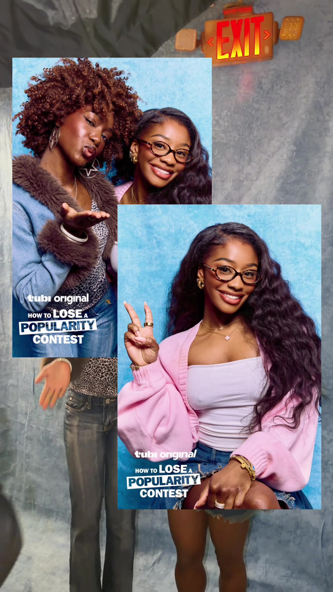 TikTok post by @abakasante for Tubi. Caption reads: [...] Lose a Popularity Contest is out now on Tubi....