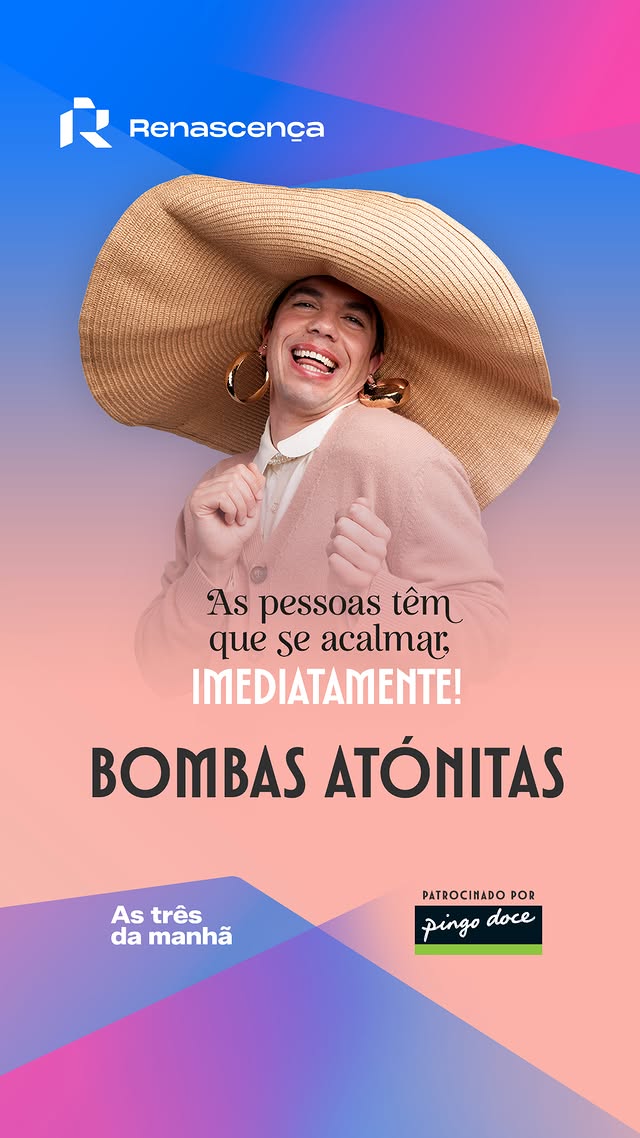 Instagram post by @vasco.pereira.coutinho for Renascença. Caption reads: [...] as quintas-feiras às 9h15 na Renascença ou a....