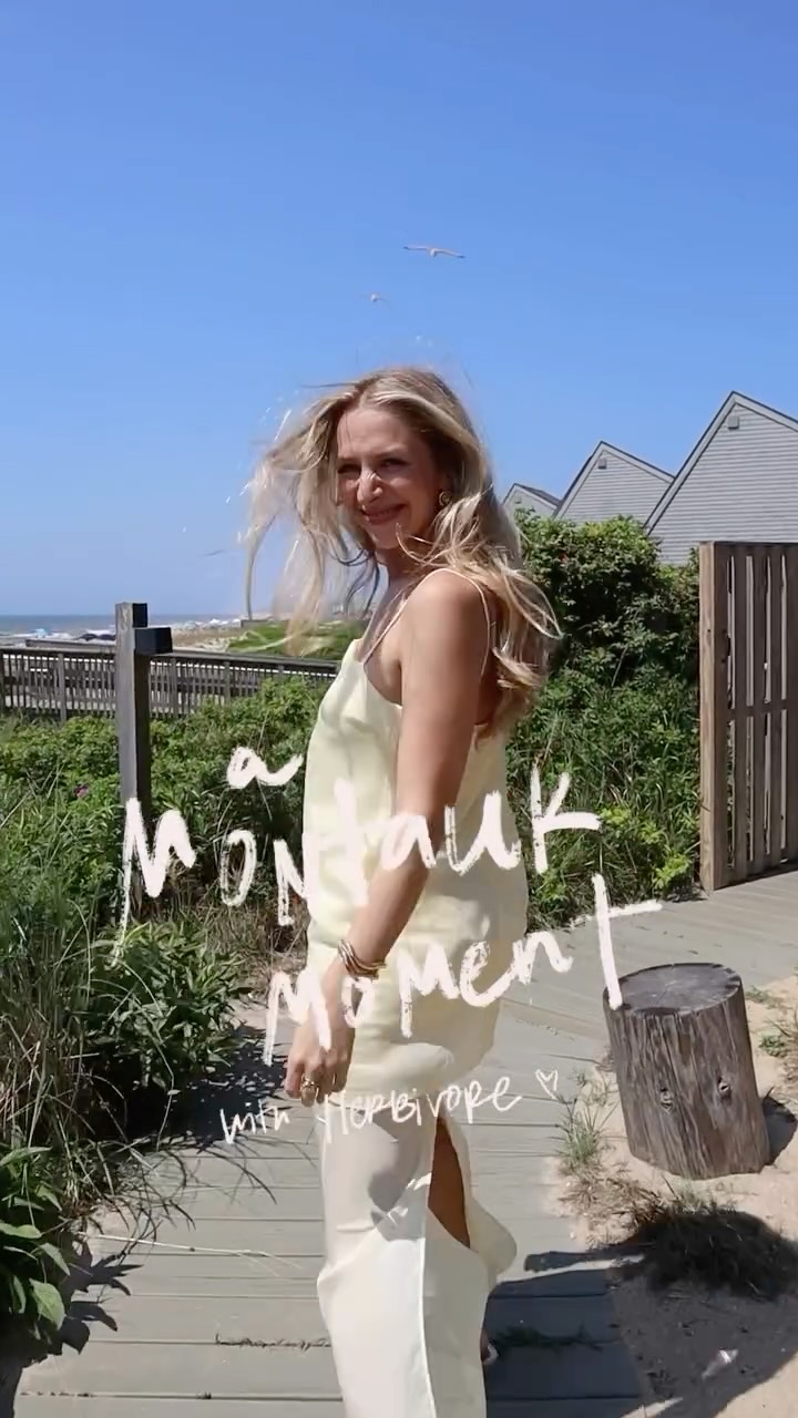 Instagram post by @talliia for Herbivore. Caption reads: hosted Supper Club with @herbivorebotanicals ✨🍴💛....