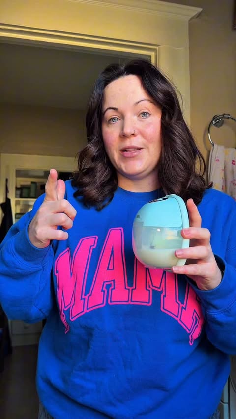 Instagram post by @nicoleleeanne6 for Zomee. Caption reads: A wearable that warms while you pump? Say less. ✨ ....