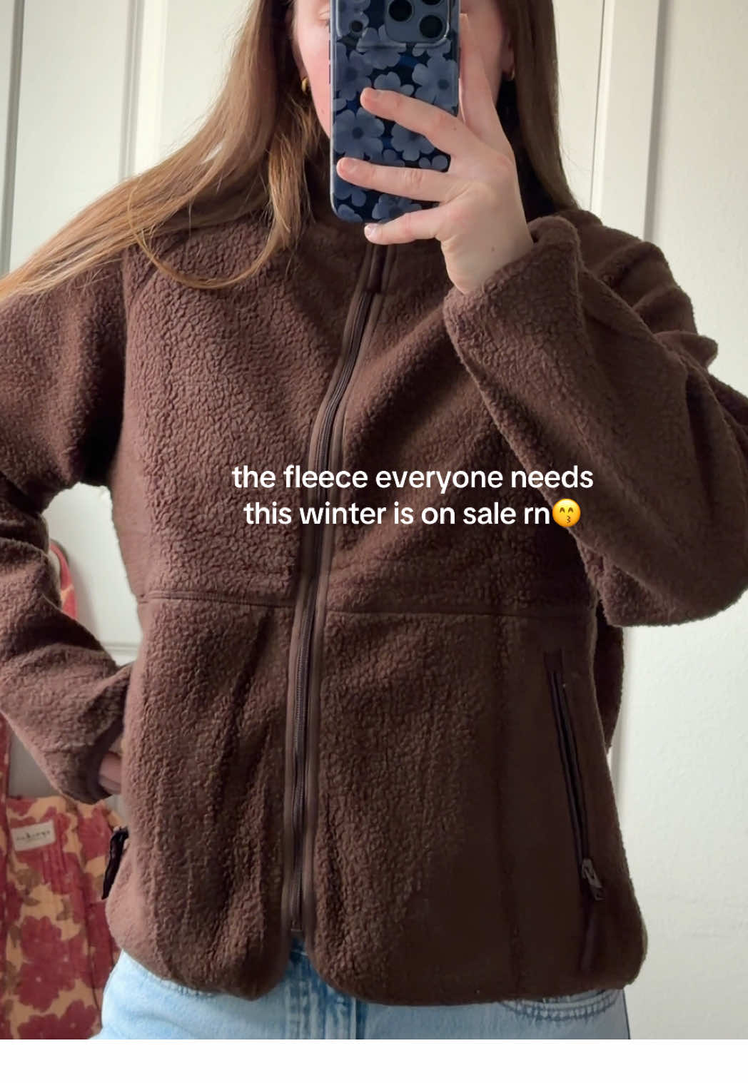 TikTok post by @taylordthompson for Songling Fashion. Caption reads: @Songling makes the best polartec fleece dupe out....