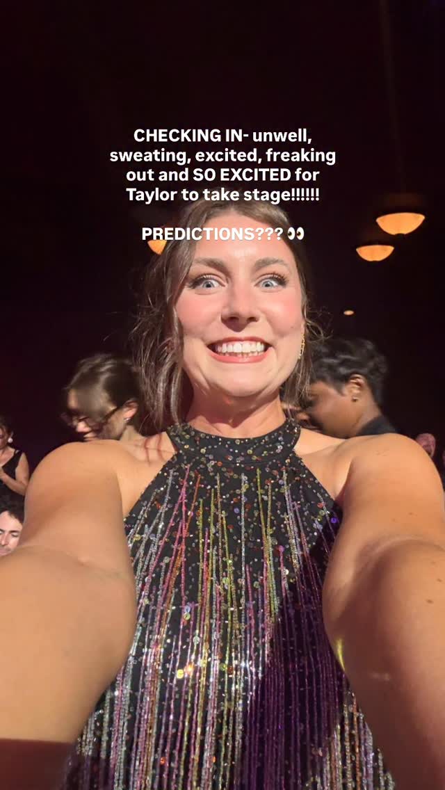 Instagram post by @reagan.baylee for iHeartRadio. Caption reads: HI FAM 😭 #FOXPartner @iheartradio #iHeartawards....
