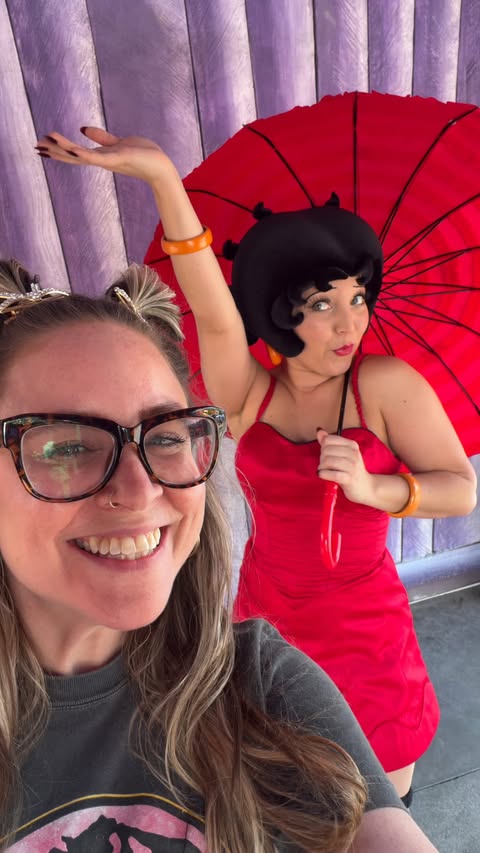 Instagram post by @allisonmertzman for Universal Orlando Resort. Caption reads: We had one day to cover as much as we could on the....