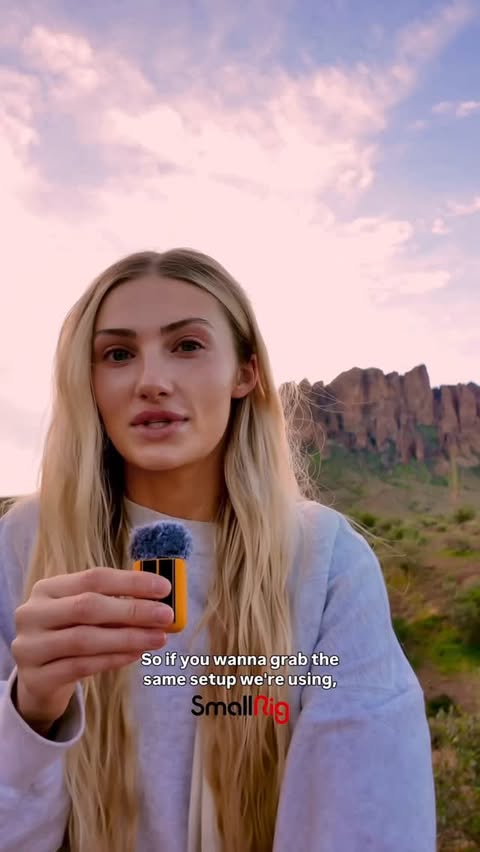 Instagram post by @tayandtreytravel for SmallRig. Caption reads: Have you heard of these mountains??⛰️

The....