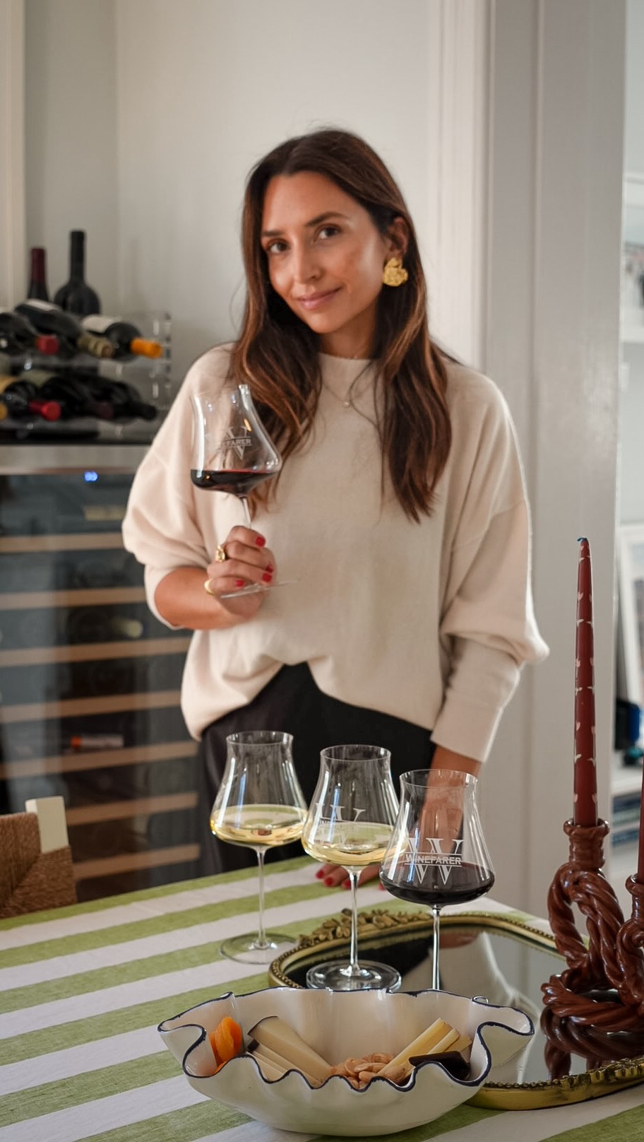 Instagram post by @winefarer for WineEnthusiast. Caption reads: The box arrived and I knew it was something....