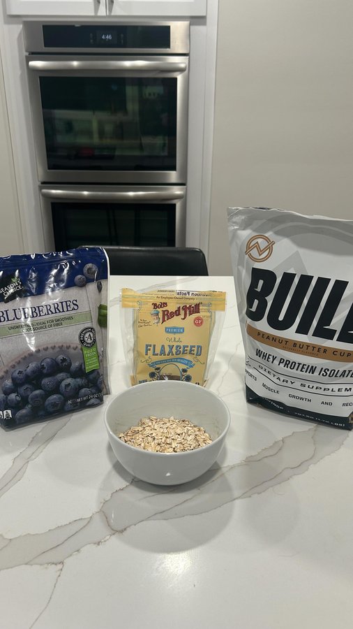 Instagram post by @coachdavidmathas for Outwork Nutrition. Caption reads: My morning pre-run staple….

When training as a....