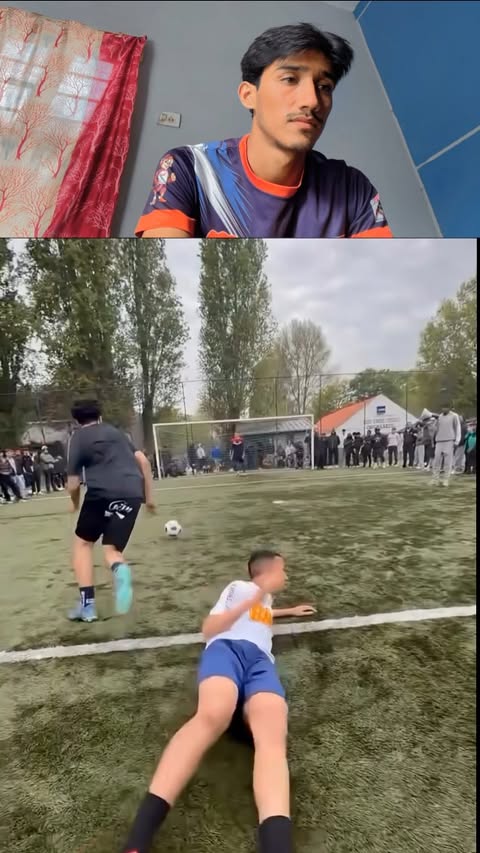 Instagram post by @rajabeasttt for Pintola. Caption reads: Football Core . . . . . . #viral #trend....