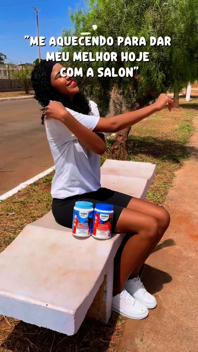 Instagram post by @brennna_silva for Salon Line. Caption reads: Gente Bom dia uhul, hoje é dia de corrida com a....