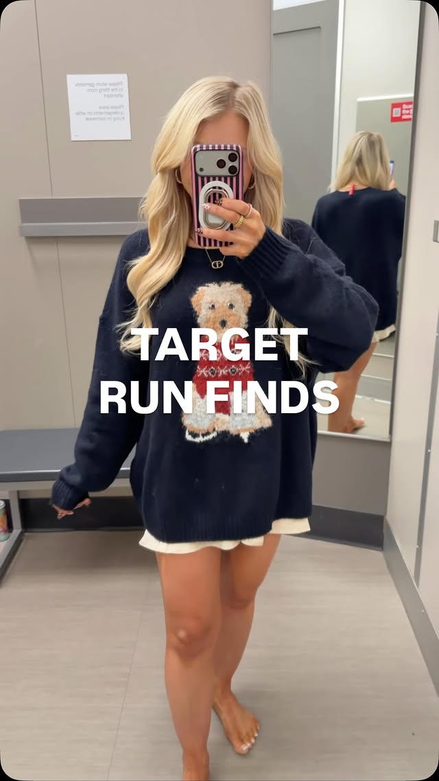 Instagram post by @ally.hovious for Hum Nutrition. Caption reads: let’s go find the viral rhinestone denim set!!....