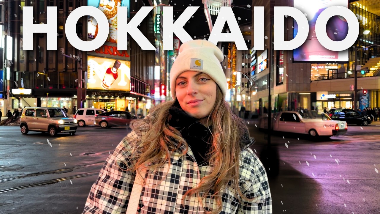 YouTube post by @seerasan for Sakura The Club. Caption reads: 1 Week in HOKKAIDO ❄️.