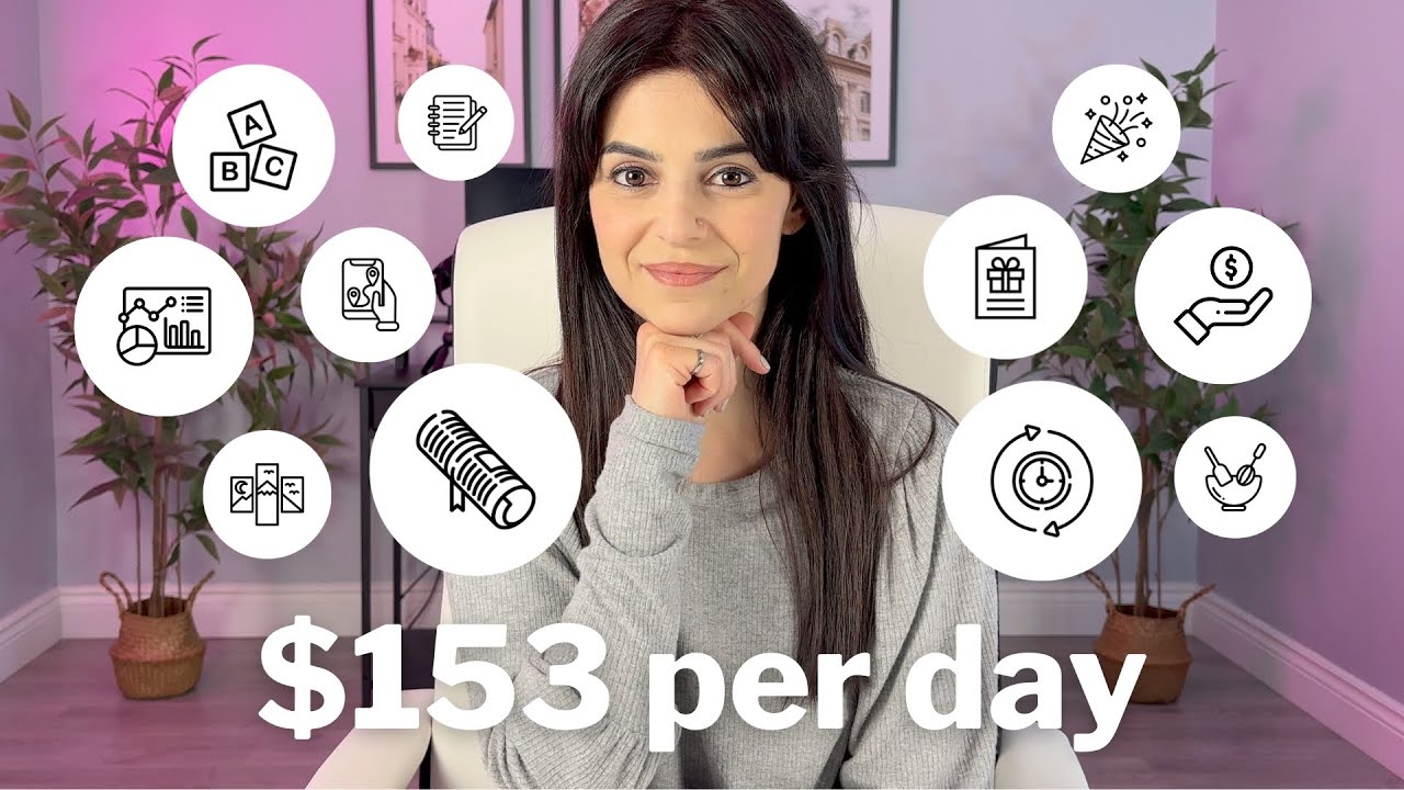 YouTube post by @SandraDi for Creative Fabrica. Caption reads: 11 Digital Products That Anyone Can Sell in 2025.
