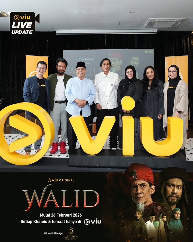 Instagram post by @faizalhusseinofficial for Viu Indonesia. Caption reads: #ViuLiveUpdate : Sesi Preview Eksklusif Bersama....