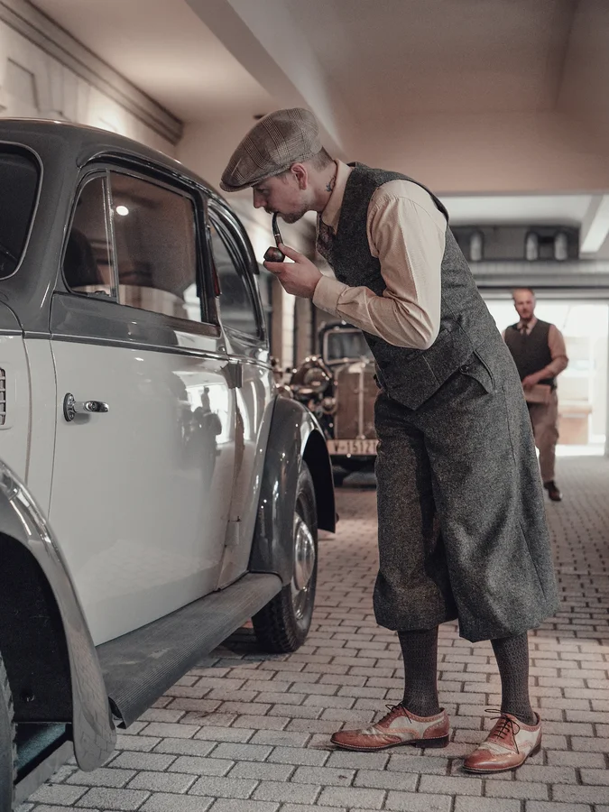 Instagram post by @the_elegant_zeitgeist for Death Grip Wax. Caption reads: "Whose car is this?" ✨️

The photo was taken and....
