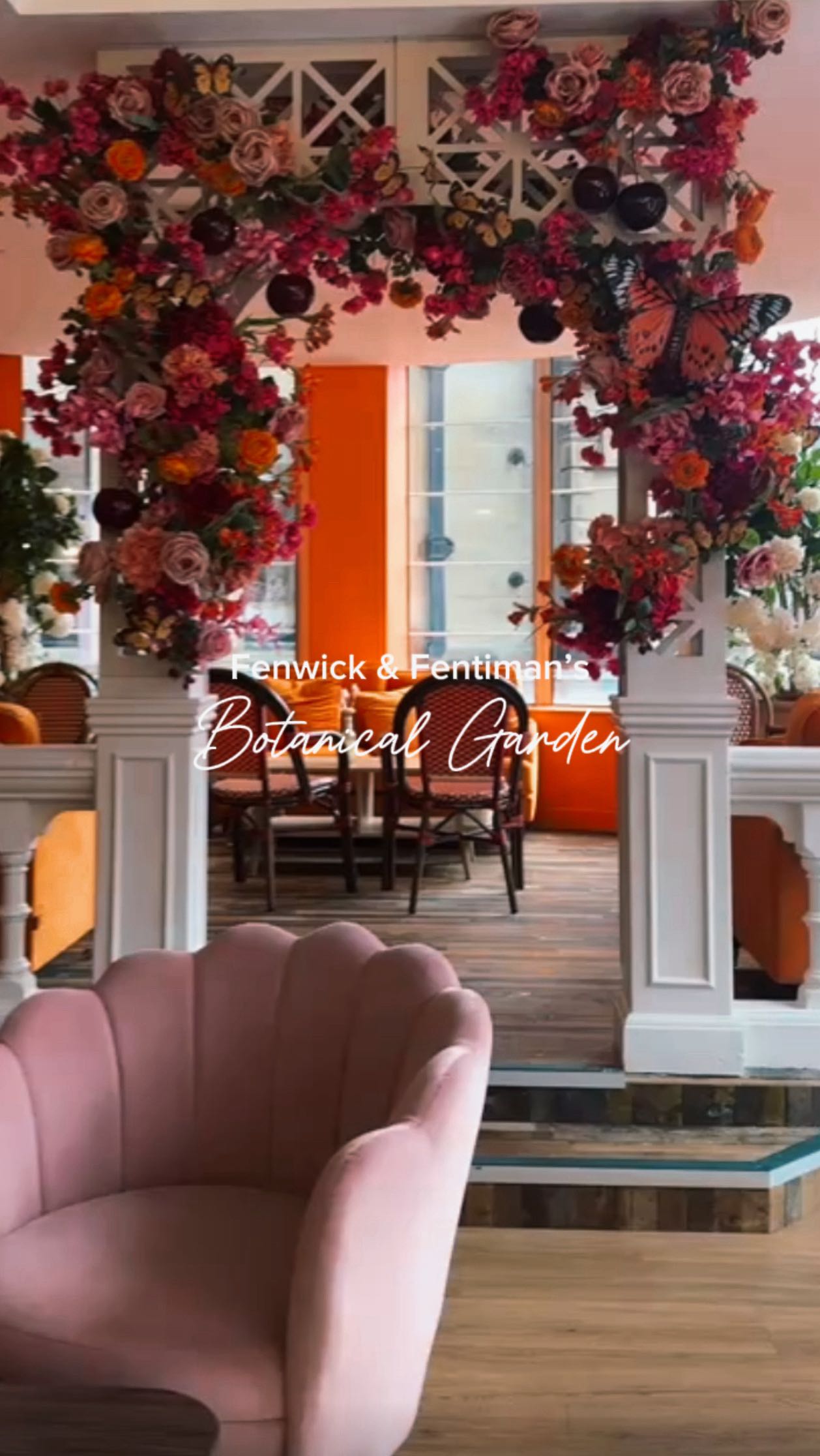 Instagram post by @stephfoxblogs for Fentimans. Caption reads: Fentiman Botanical Garden at Fenwick 🌸
 
Ad| Step....