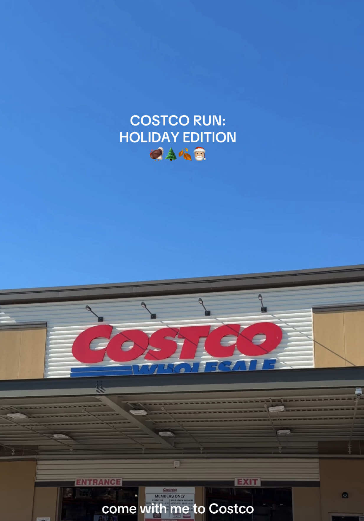 TikTok post by @brookelmason for Amylu Foods. Caption reads: Costco haul: holiday edition 🤪🎄🦃🎅🏼 @Amylu....