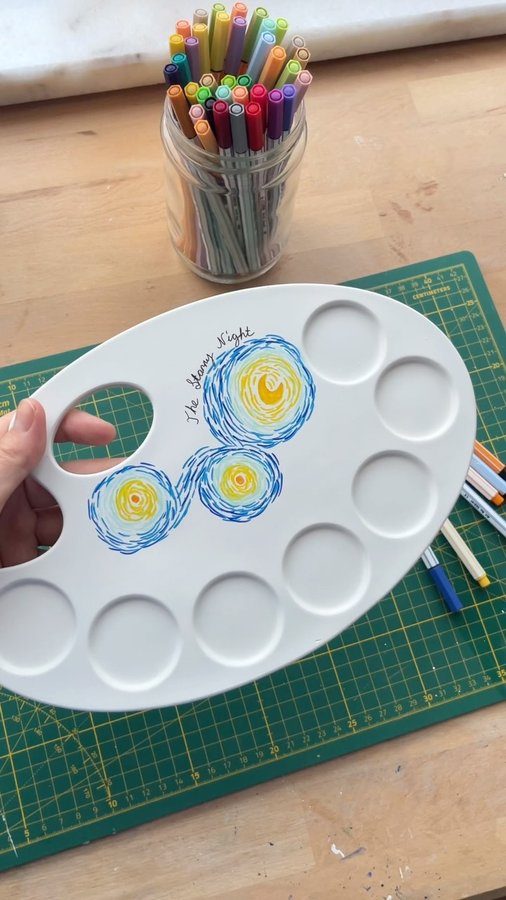 Instagram post by @arterofficial for STABILO. Caption reads: New palette 🎨✨ Pens: @stabiloturkiye @stabilo....