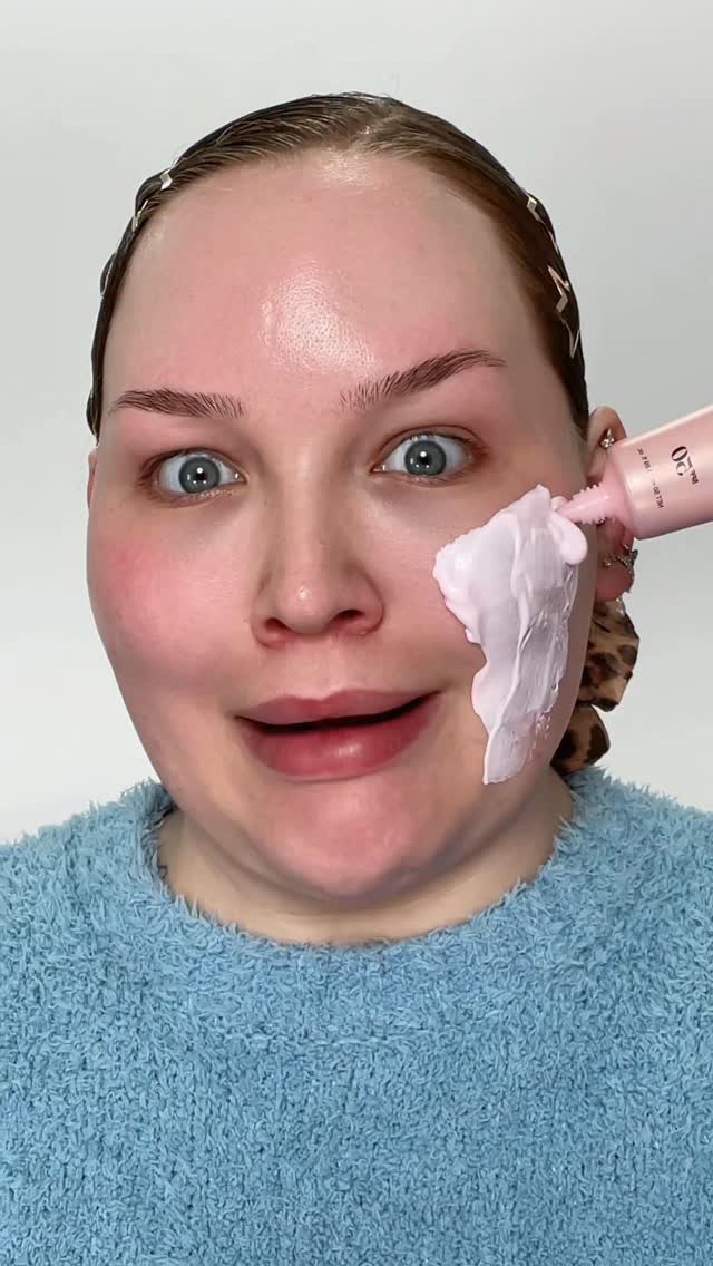 Instagram post by @nikkietutorials for Medicube. Caption reads: This is your gentle winter PSA ⚠️ Apply. Your.....