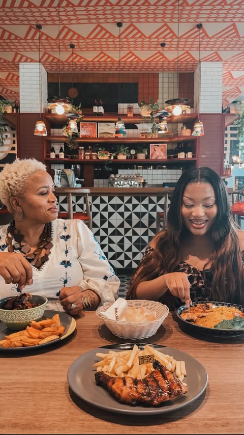 Instagram post by @tefelo.a.m for Nando's UK & Ireland. Caption reads: listen to me when i say @nandosrsa was in the lab....