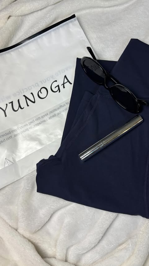 Instagram post by @linet_tc for YUNOGA SPORTS. Caption reads: Same leggings different outfits, I’m both, I love....