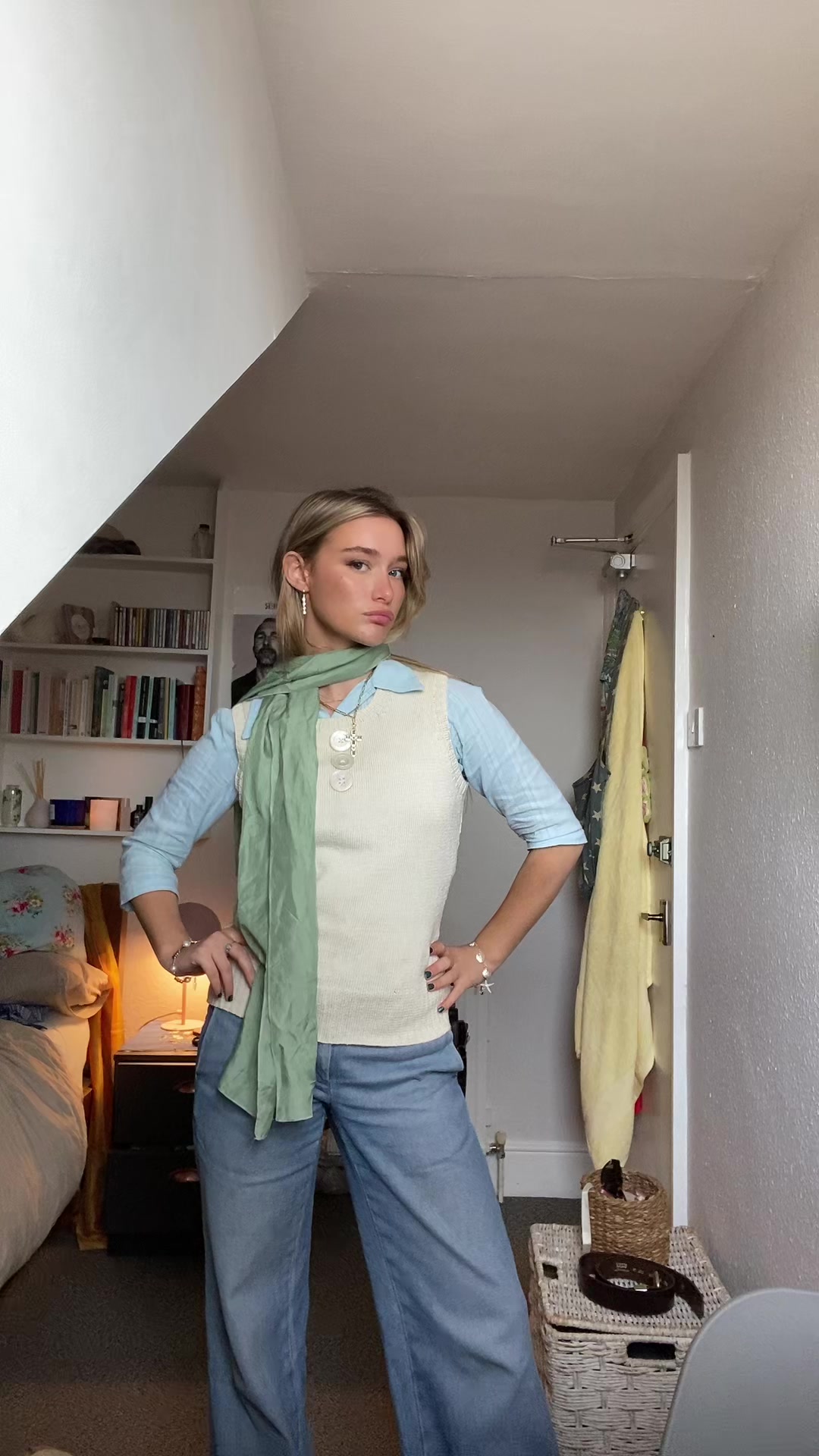 TikTok post by @clementineeey for Bijoux De Mimi. Caption reads: Wearing my gorgeous @Bijoux De Mimi ⭐️🫶 #fyp.