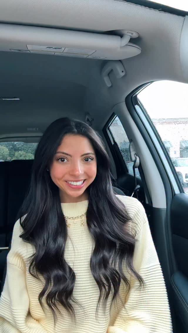 Instagram post by @miaristaino for MONDAY Haircare. Caption reads: Come with me to pick up @mondayhaircare from....