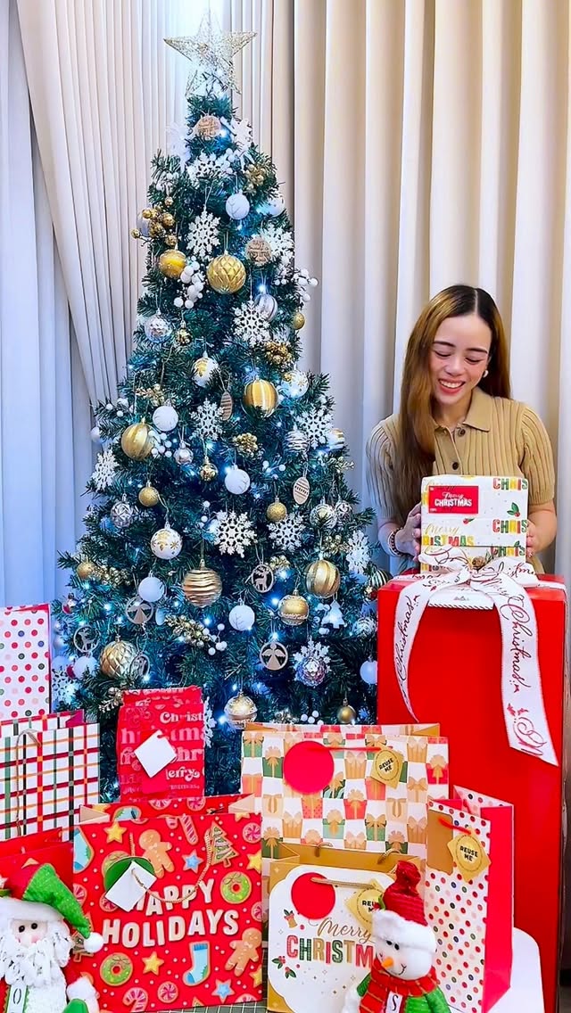 Instagram post by @mrsangel_sky for Hallmark. Caption reads: Every gift carries more than what’s inside—it....