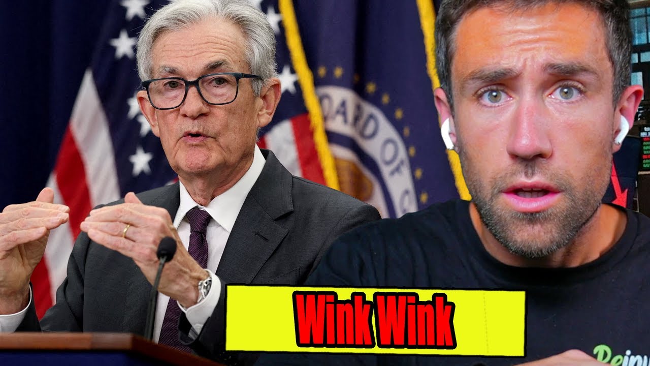 YouTube post by @MeetKevin for Webull. Caption reads: FULL Summary: What Powell (Fed) *JUST* Said.