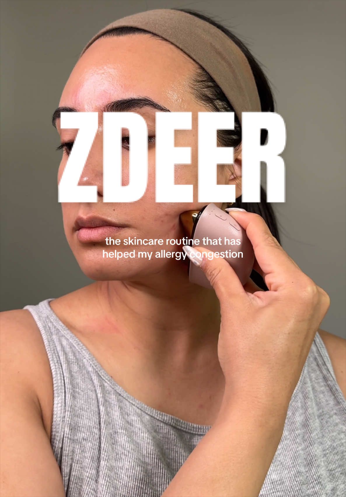 TikTok post by @dayalvarecs for ZdeerHealth. Caption reads: TRUST! And @Zdeer Official heats up, vibrates &....