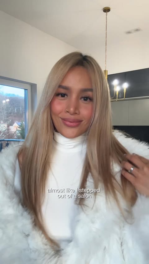 Instagram post by @pammperedmermaid for Unilever. Caption reads: [...] 
@tresemmeph @unileverbeautyph.