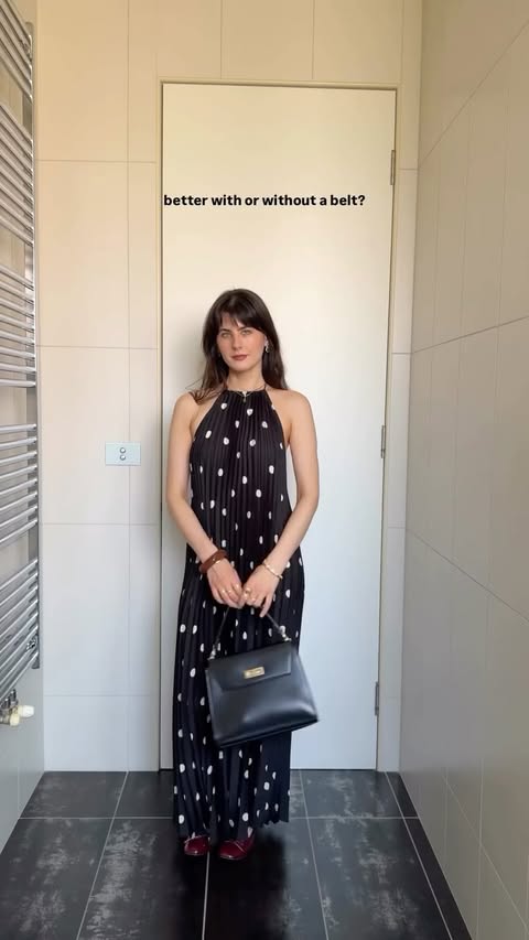 Instagram post by @ivaanapetrovic for Sezane. Caption reads: [...] #summerdress #outfitideas #summerstyle....