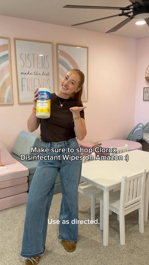 Instagram post by @kt.gonzales for Clorox. Caption reads: [...] run so much smoother! We love using @clorox....