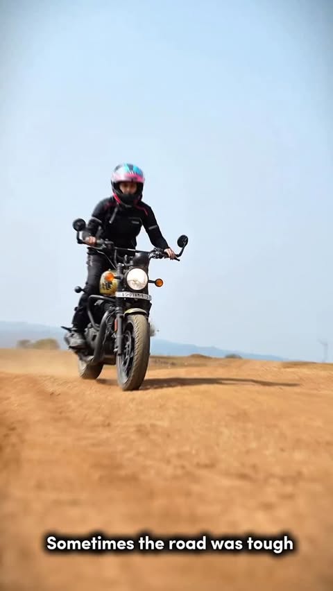 Instagram post by @bhagyashreeborahh for Bingo! Tedhe Medhe. Caption reads: [...] Ride it. Rip it. Repeat it. #BingoTedheMedhe....