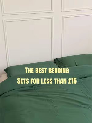 TikTok post by @natalieayse for Yorkshire Bedding. Caption reads: Grab these bedding sets from @Yorkshire Bedding....