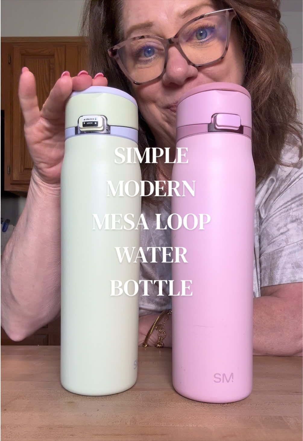 TikTok post by @kellys.corner.99 for Simple Modern. Caption reads: [...] #outdoorwaterbottle #simplemodernwaterbottle....