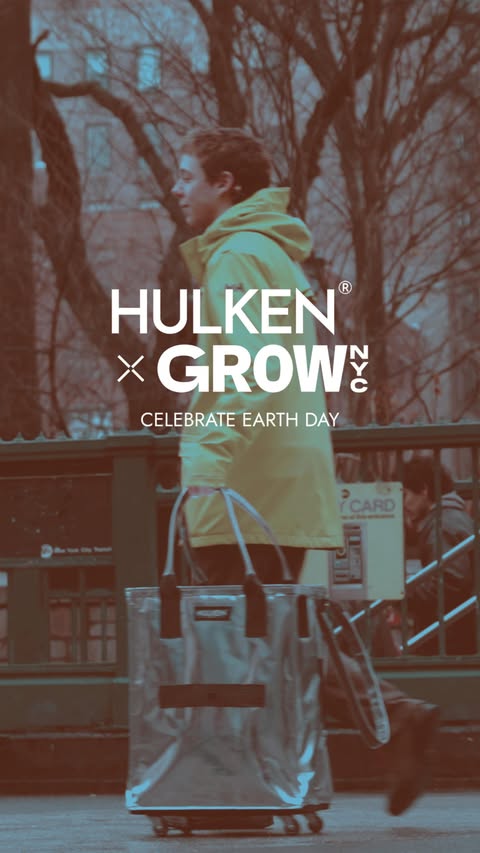 Instagram post by @grownycgreenmarket for Hulken. Caption reads: [...] work that keeps New York moving. Hulken....